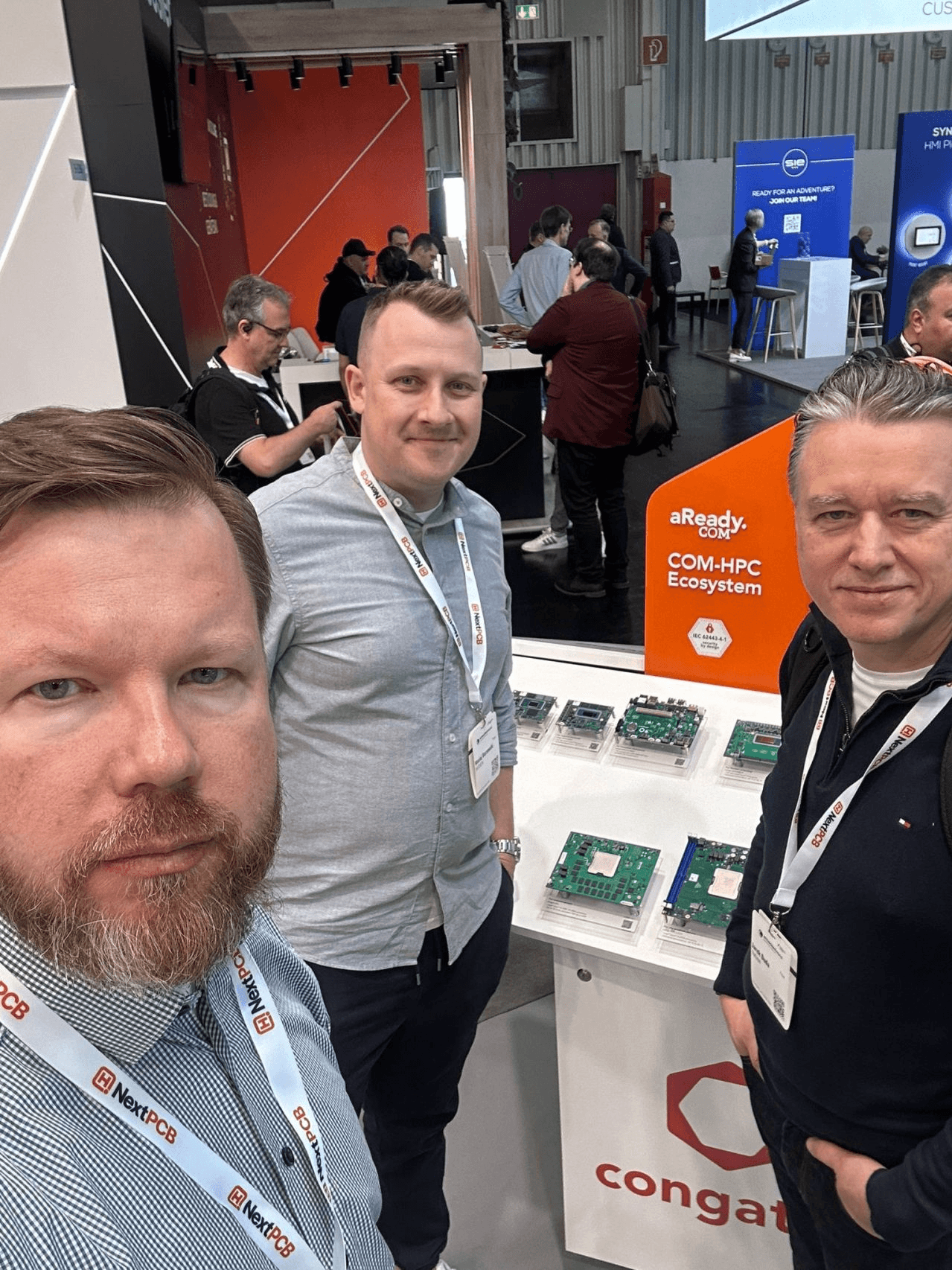The NATIXON team exploring the COM-HPC ecosystem at Embedded World 2026
